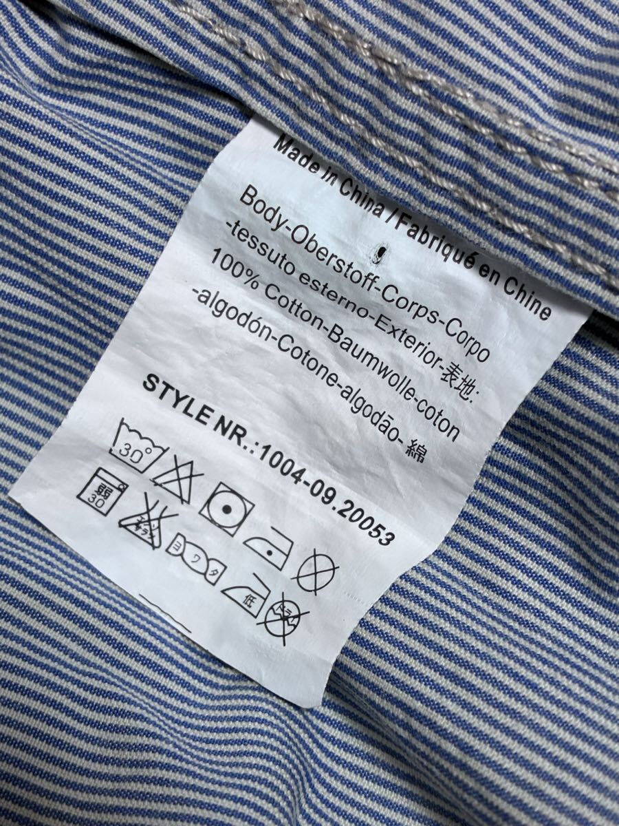 Scotch & Soda スコッチアンドソーダ 長袖ワークシャツ ストライプ　刺繍　エンブレム_画像8