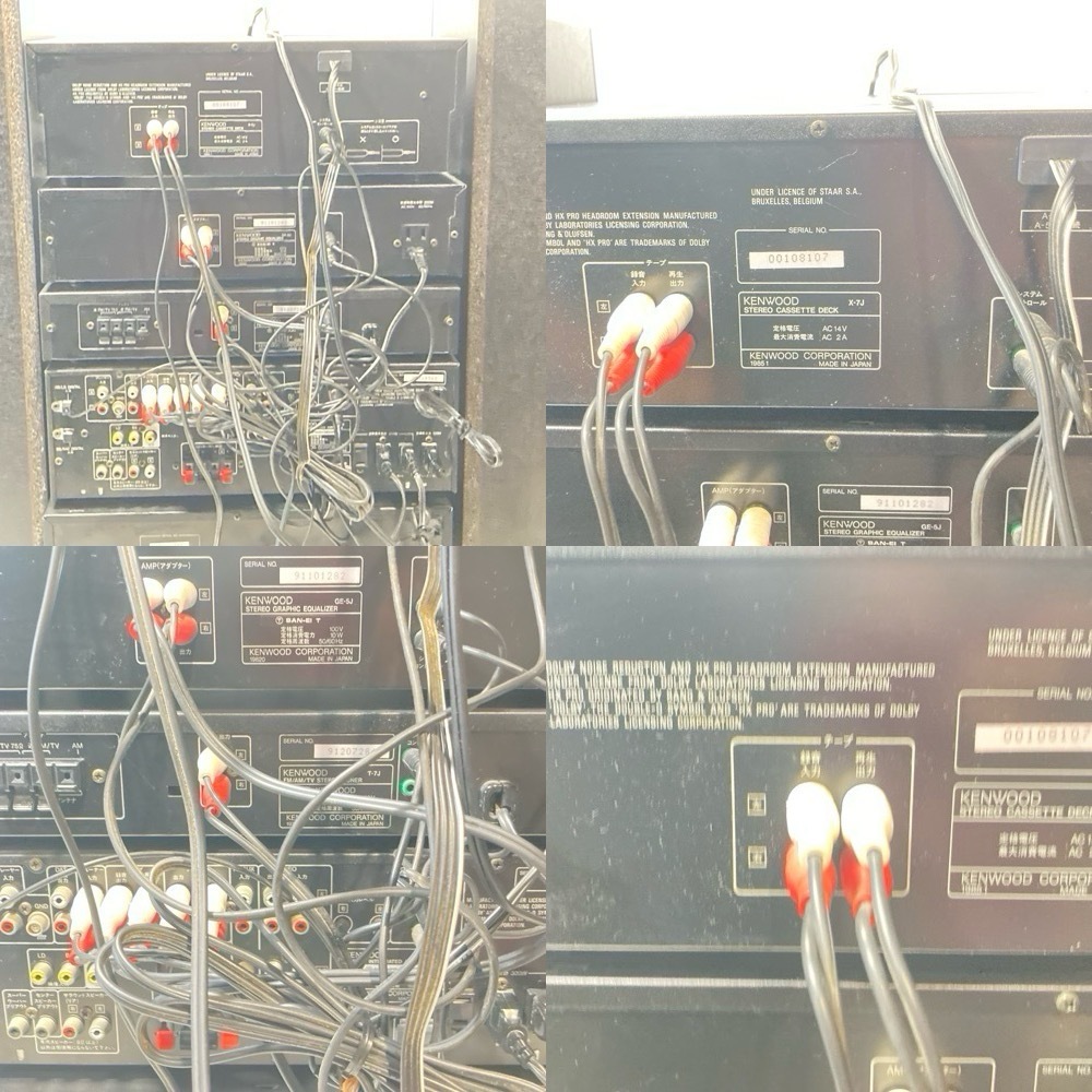 動作確認済 KENWOOD ケンウッド ROXY G5 ロキシーG５ コンポ アンプ 良音スピーカー CDプレーヤーのみジャンク　[管理No.：S10906_C1_200]_画像10