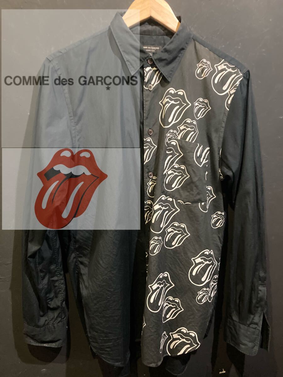 2006年 ローリングストーンズ コムデギャルソン コラボ シャツ カットソー Sサイズ _画像1