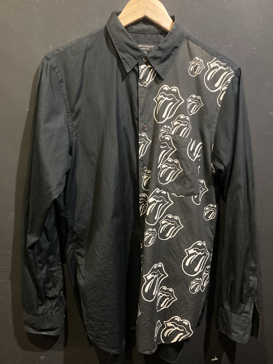 2006年 ローリングストーンズ コムデギャルソン コラボ シャツ カットソー Sサイズ _画像2