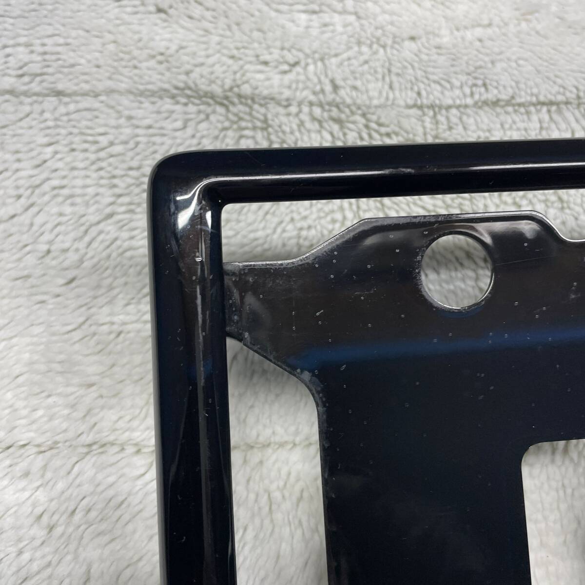 #5342-9 HONDA　ホンダ ブラック　 ナンバーフレーム ナンバープレート　2枚セット　PD1 FR-C / PD1 RR-C_画像5