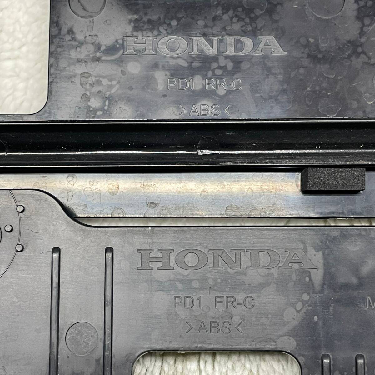 #5343-9 HONDA　ホンダ ブラック　 ナンバーフレーム ナンバープレート　2枚セット　PD1 FR-C / PD1 RR-C_画像7
