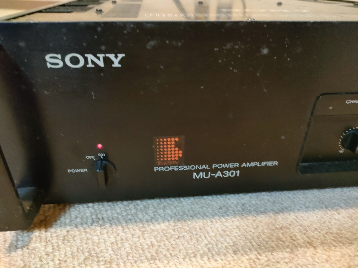 ソニー　MU-A301 パワーアンプ SONY_画像2