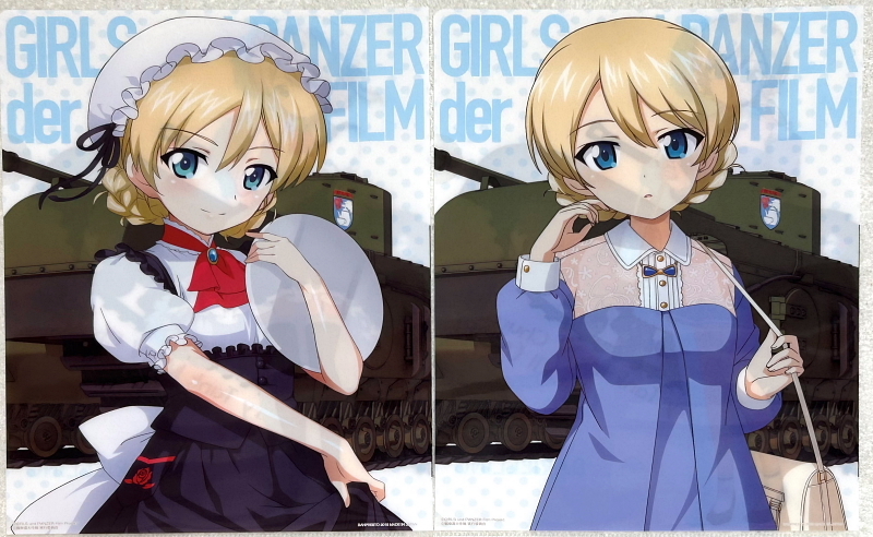 самый жребий Girls&Panzer театр версия ~ танк дорога Daisaku битва! PART3~ K. прозрачный файл комплект 7 вид Darjeeling