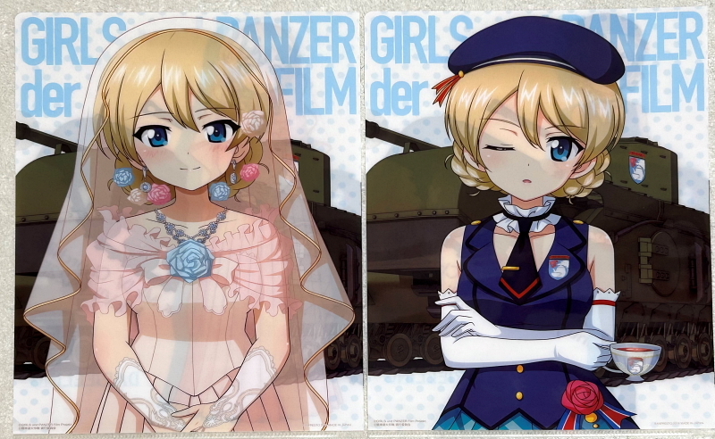 самый жребий Girls&Panzer театр версия ~ танк дорога Daisaku битва! PART3~ K. прозрачный файл комплект 7 вид Darjeeling
