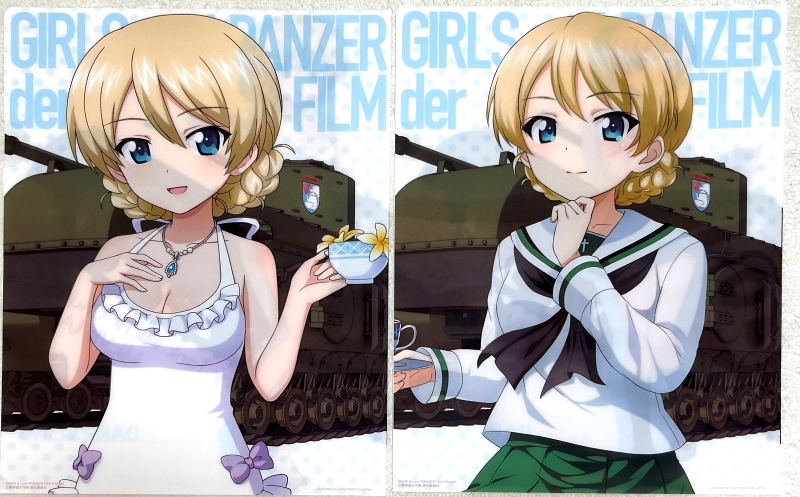 самый жребий Girls&Panzer театр версия ~ танк дорога Daisaku битва! PART3~ K. прозрачный файл комплект 7 вид Darjeeling