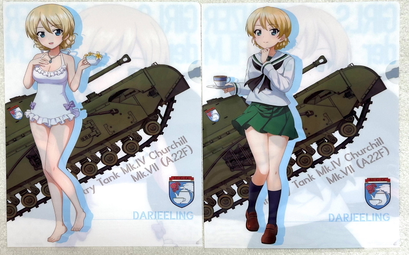 самый жребий Girls&Panzer театр версия ~ танк дорога Daisaku битва! PART3~ K. прозрачный файл комплект 7 вид Darjeeling