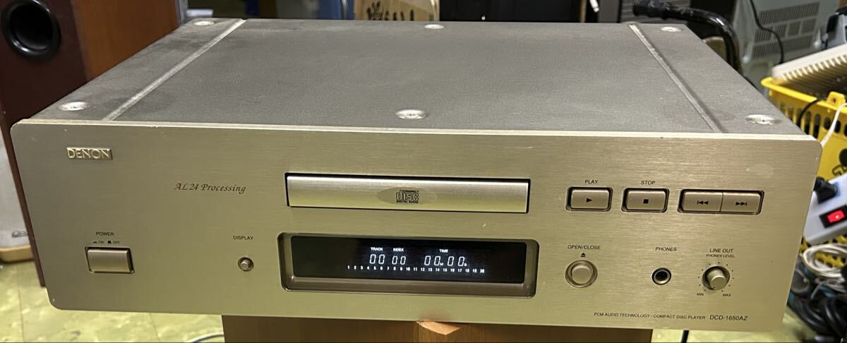 ★DENON CDプレイヤー DCD-1650AZ 通電確認済 CDプレーヤー　1円スタート_画像4