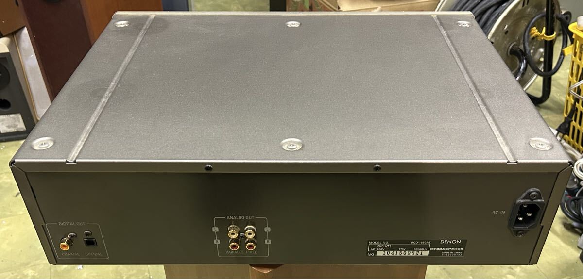 ★DENON CDプレイヤー DCD-1650AZ 通電確認済 CDプレーヤー　1円スタート_画像9