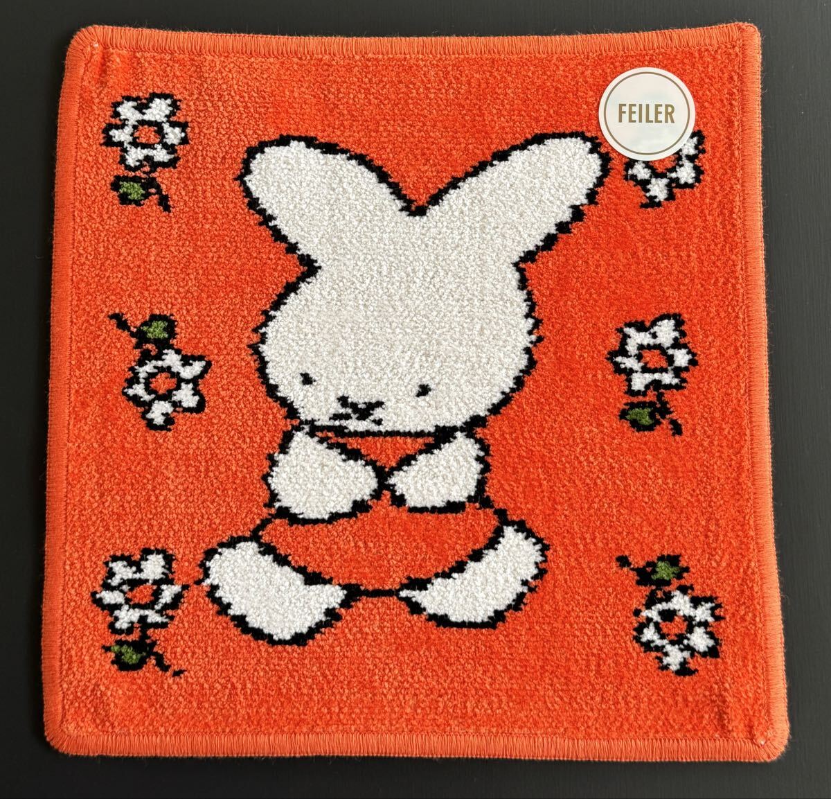 フェイラー FEILER × ミッフィー miffy タオルハンカチ 未使用 コラボ Nijntje(ナインチェ)_画像1