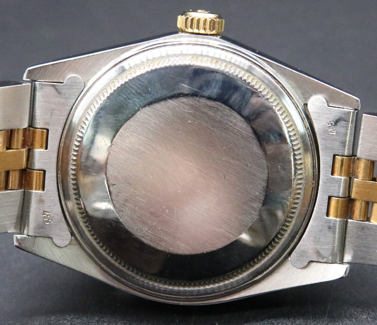 【ト足】ROLEX ロレックス オイスターパーペチュアル デイトジャスト DATEJUST 16013 自動巻き メンズ 腕時計 箱 付属品付き CE781CMM06_画像4