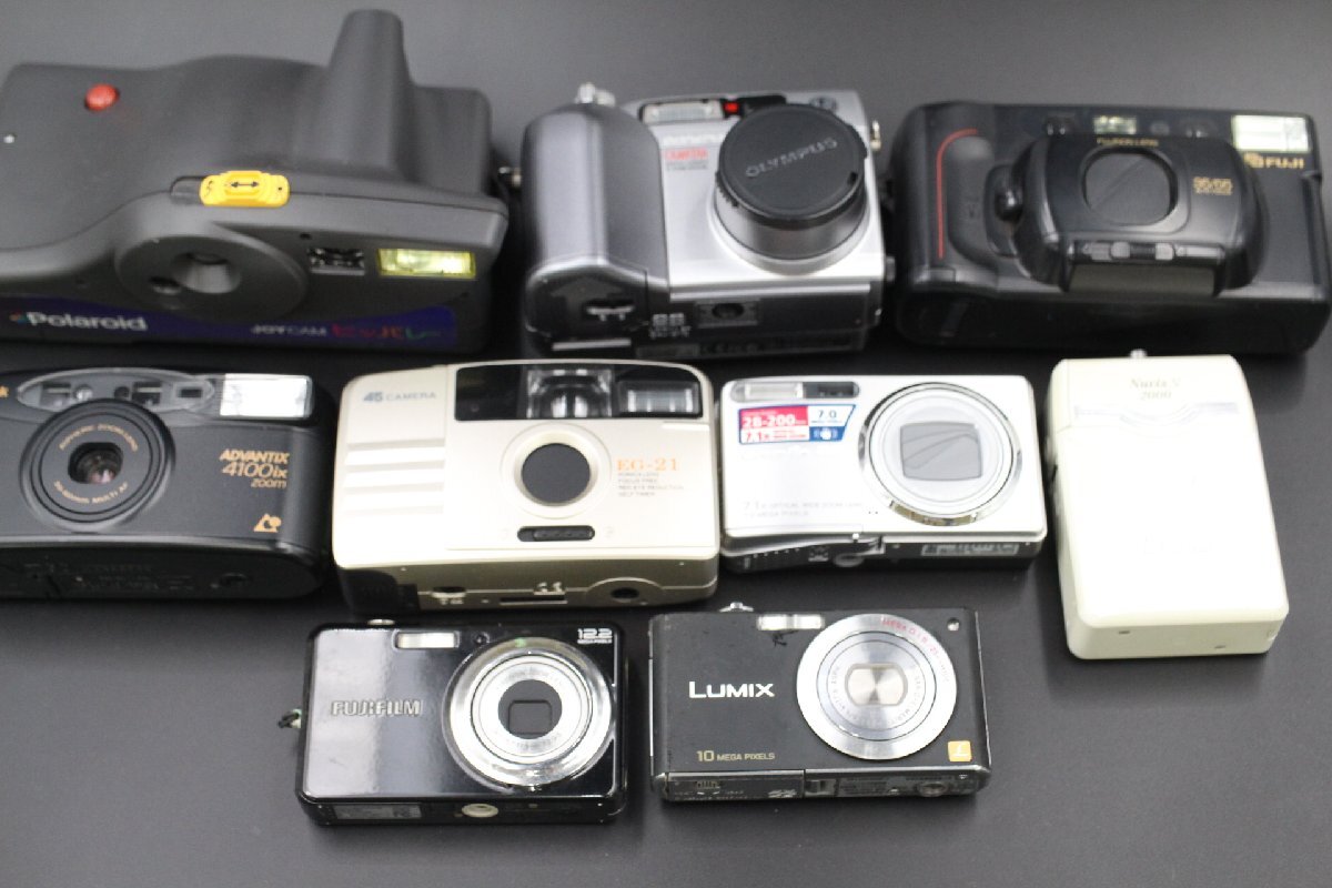 【行董】デジカメ デジタル一眼レフカメラ等まとめ OLYMPUS FUJIFILM Panasonic Nikon RICOH Kodak 等 TB481BOD67_画像1