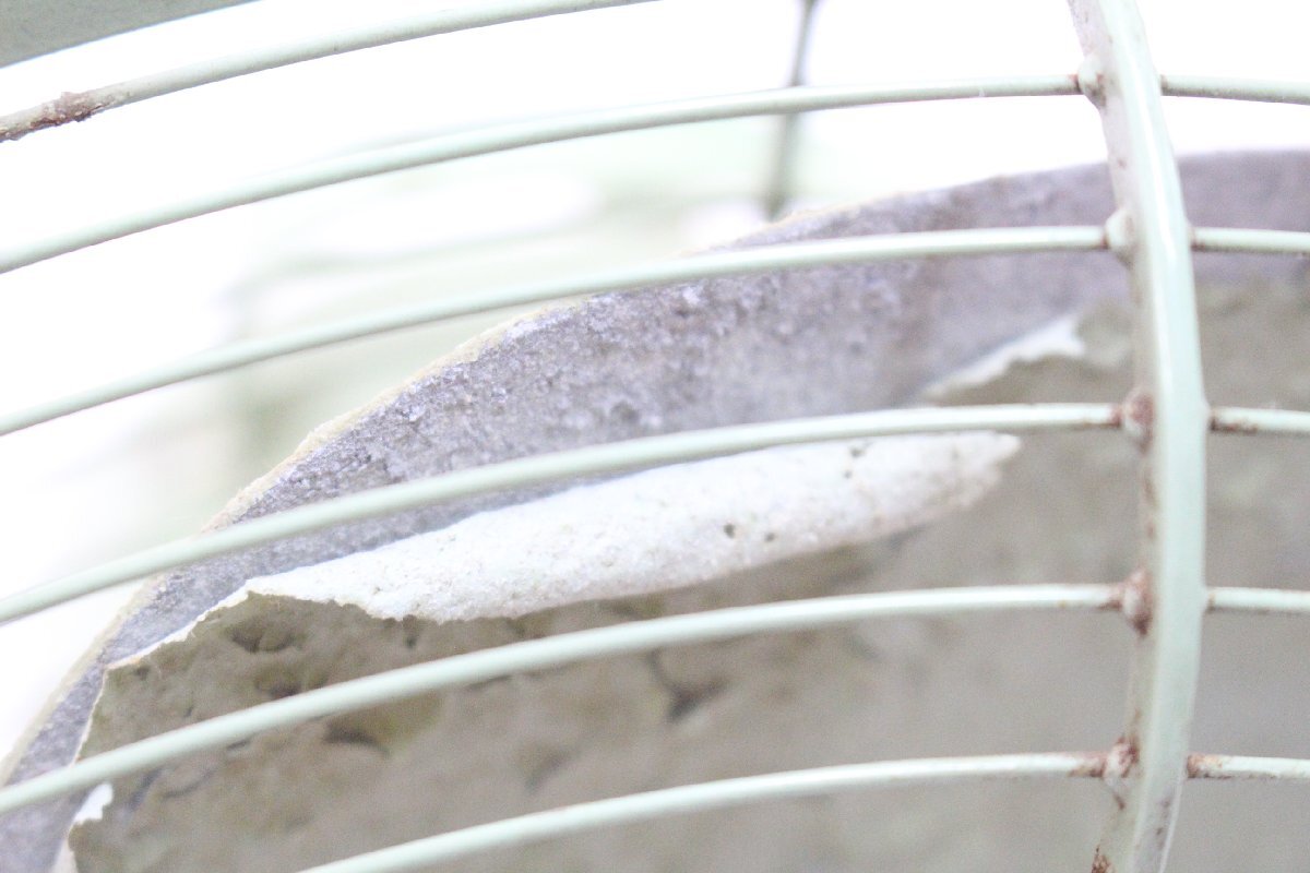 [to камень ]* Showa Retro * работа товар * Mitsubishi MITSUBISHI A.C.ELECTRIC FAN 12 маленький глаз . вентилятор EE127EWH42