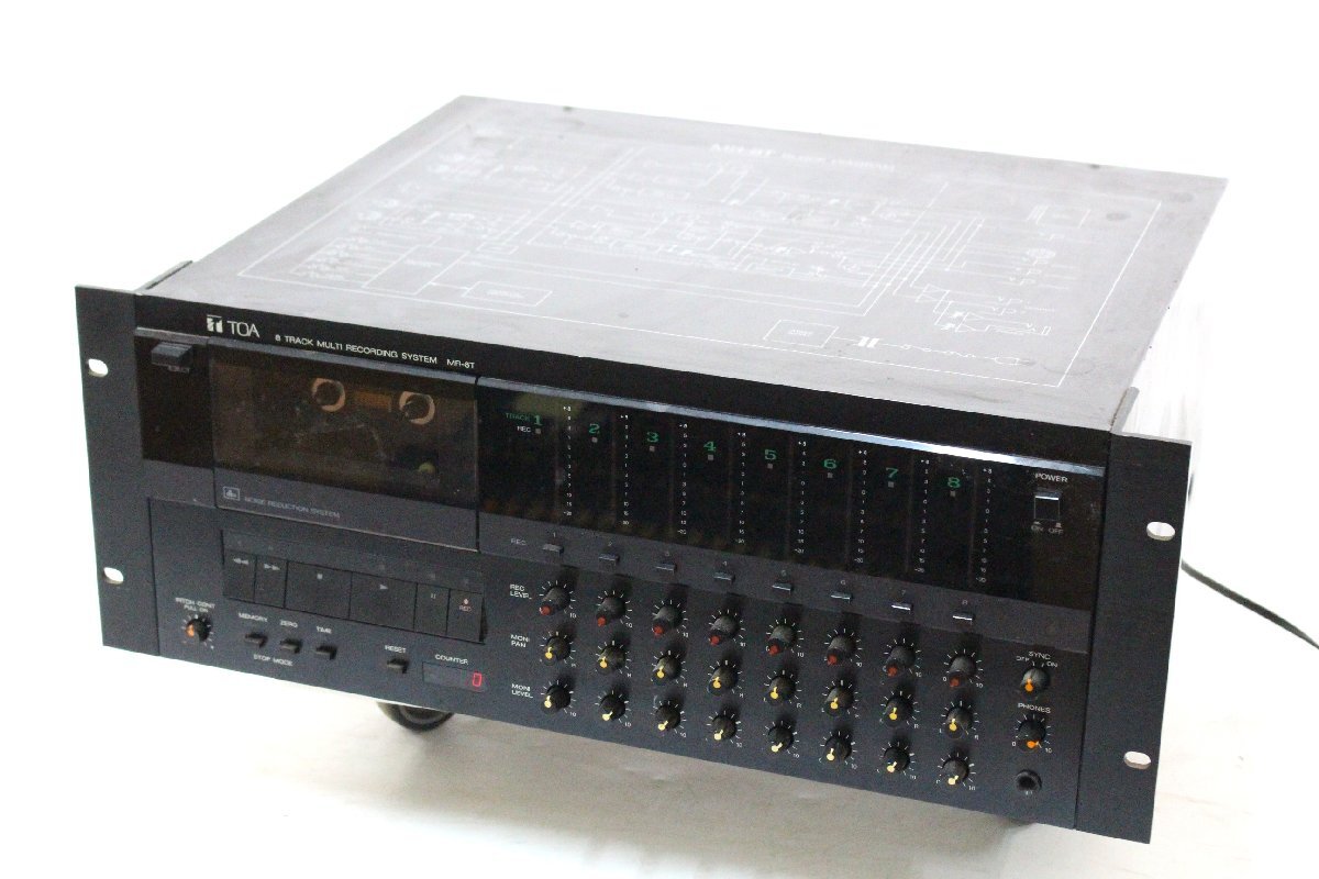 [to камень ] TOA MR-8T многоканальный магнитофон запись система акустическое оборудование аудио электризация подтверждено Junk EA026EWH39