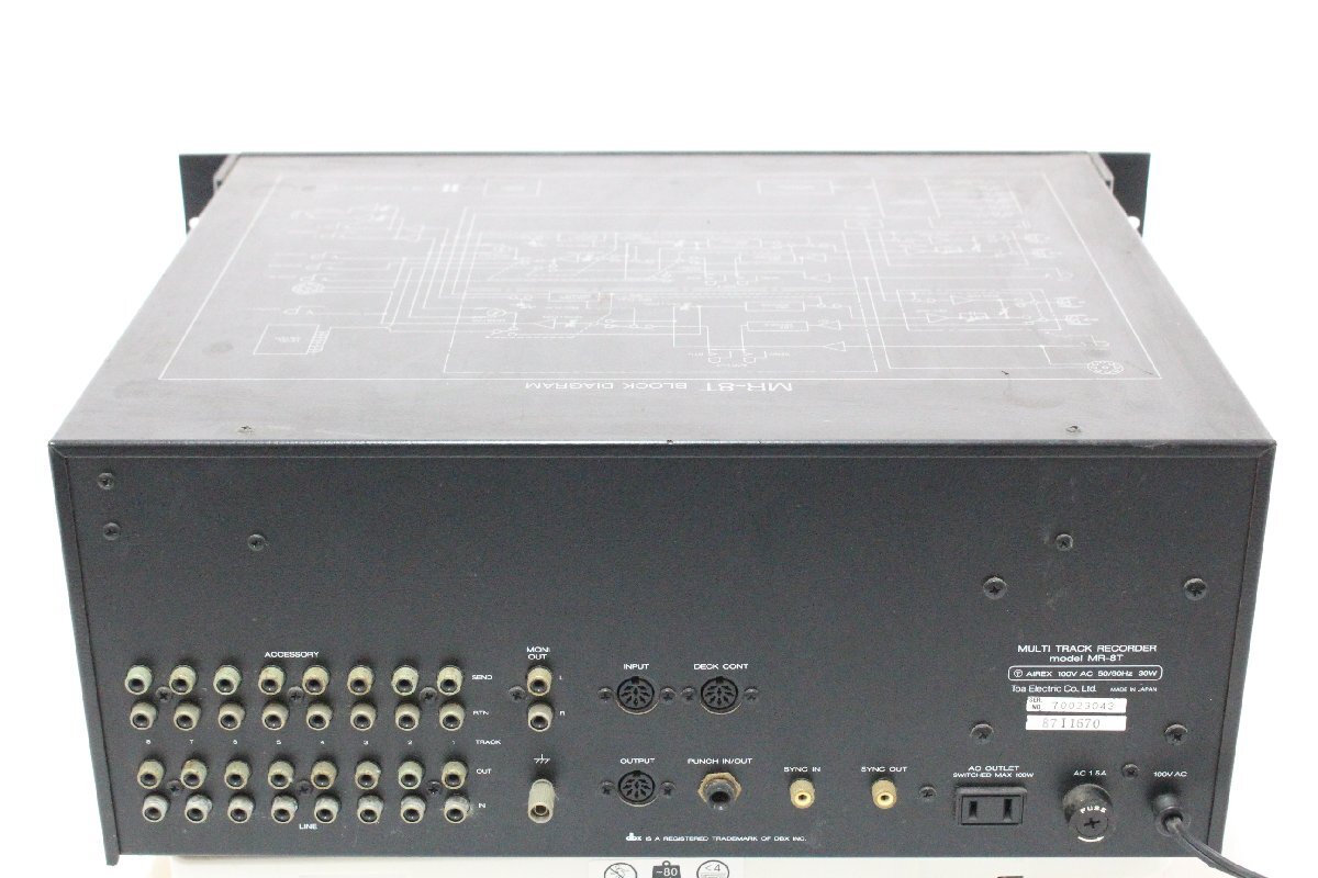[to камень ] TOA MR-8T многоканальный магнитофон запись система акустическое оборудование аудио электризация подтверждено Junk EA026EWH39