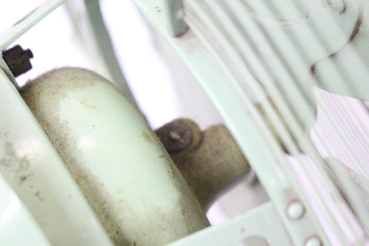 [to камень ]* Showa Retro * работа товар * Mitsubishi MITSUBISHI A.C.ELECTRIC FAN 12 маленький глаз . вентилятор EE127EWH42