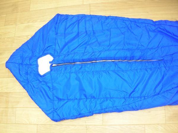 マミー型シュラフ★3シーズン用【スリーピングバッグ】ブルー★寝袋★登山・キャンプ・バイクツーリング・車中泊・災害時の備えに★_画像5