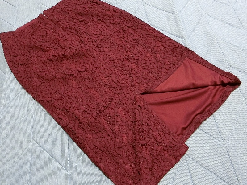 キャンペーン中★詳細は自己紹介文です★g73★清楚美人セット★チェーンが格好良いカットソー＆レーススリットタイト_画像5