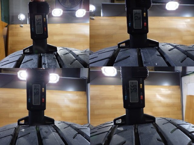 美品! バリ山! トヨタ 30系 アルファード ヴェルファイア 後期 純正 ホイール タイヤ 4本 17インチ 225/60R17 ヨコハマ ブルーアース 前期_画像10