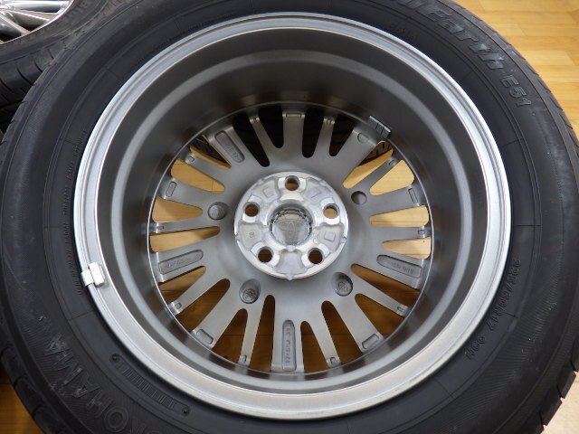 美品! バリ山! トヨタ 30系 アルファード ヴェルファイア 後期 純正 ホイール タイヤ 4本 17インチ 225/60R17 ヨコハマ ブルーアース 前期_画像6