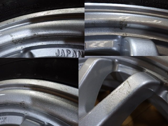 溝十分有り! トヨタ 50系 プリウス 純正 ホイールタイヤ 4本 5H-100 15インチ 6.5J+40 195/65R15 トーヨー NANOENERGY 30系 前期 後期 PHEV_画像10