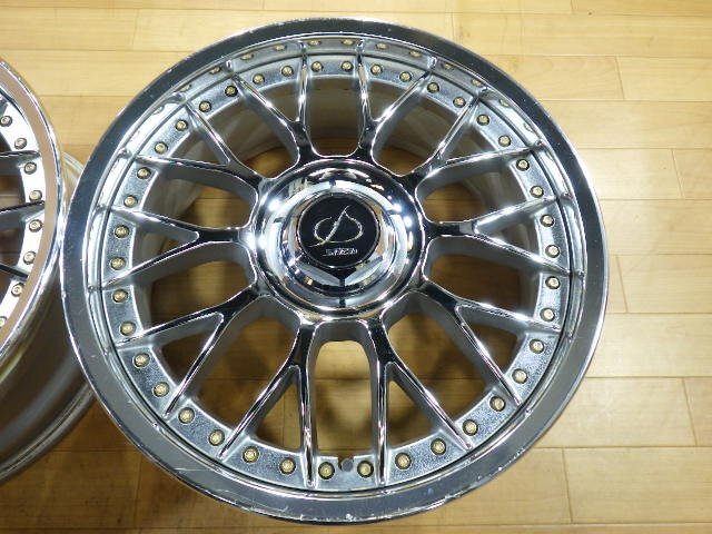 Stich SM3 MR3 シュティッヒ メッシュ 3ピース 日本製 ホイール 2本 4/5H-100 17インチ 7J+35(実測：約+32) MR-S ロードスター_画像2