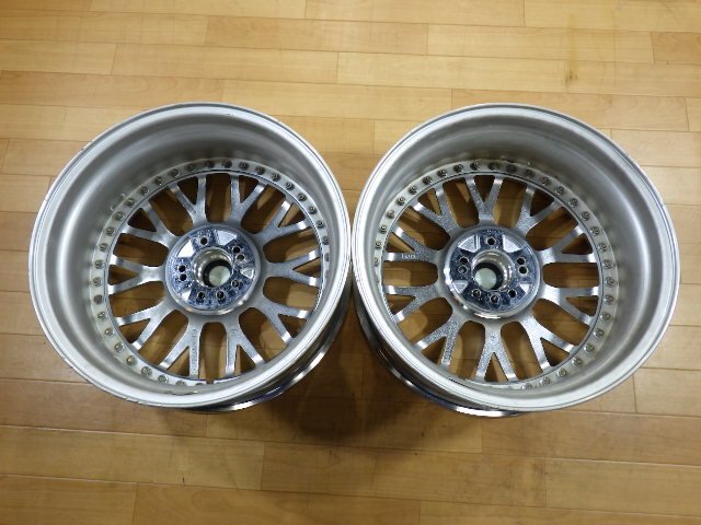 Stich SM3 MR3 シュティッヒ メッシュ 3ピース 日本製 ホイール 2本 4/5H-100 17インチ 7J+35(実測：約+32) MR-S ロードスター_画像5