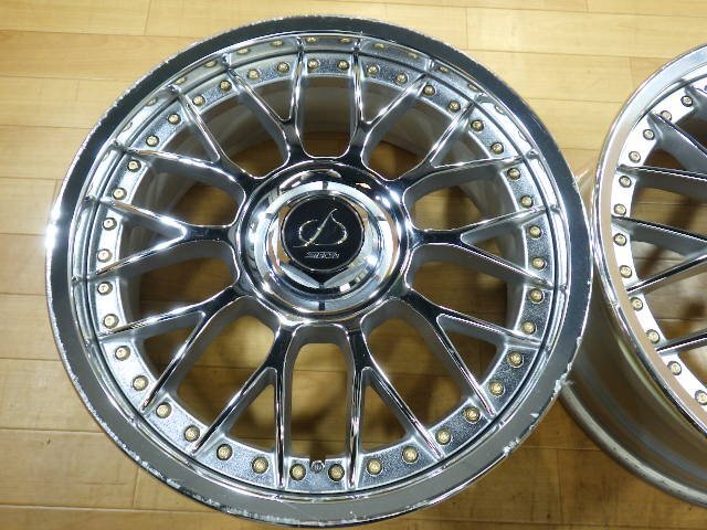 Stich SM3 MR3 シュティッヒ メッシュ 3ピース 日本製 ホイール 2本 4/5H-100 17インチ 7J+35(実測：約+32) MR-S ロードスター_画像3