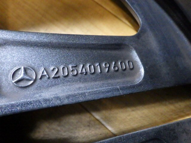 溝有り! 2023年製造 AMG メルセデスベンツ Cクラス W205 純正 ホイール タイヤ 1本 5H-112 18インチ 8.5J+49 245/40ZR18 コンチネンタル_画像3