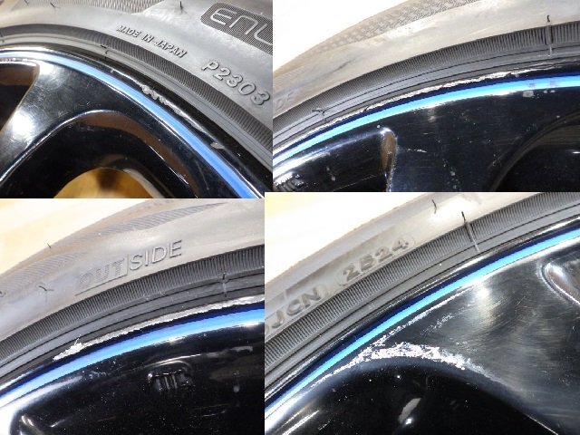 バリ山! 2024年 スバル VM4 レヴォーグ 純正 オプション ホイールタイヤ 1本 5H114.3 18インチ 225/45R18 ブリヂストン REGNO レグノ GR-X3_画像7