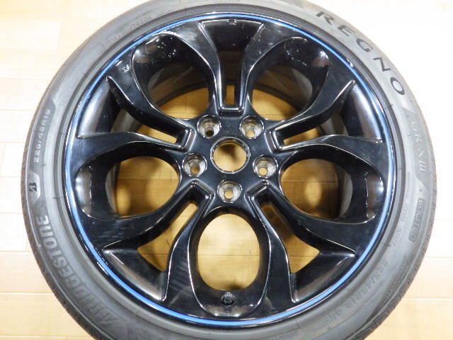 バリ山! 2024年 スバル VM4 レヴォーグ 純正 オプション ホイールタイヤ 1本 5H114.3 18インチ 225/45R18 ブリヂストン REGNO レグノ GR-X3_画像1