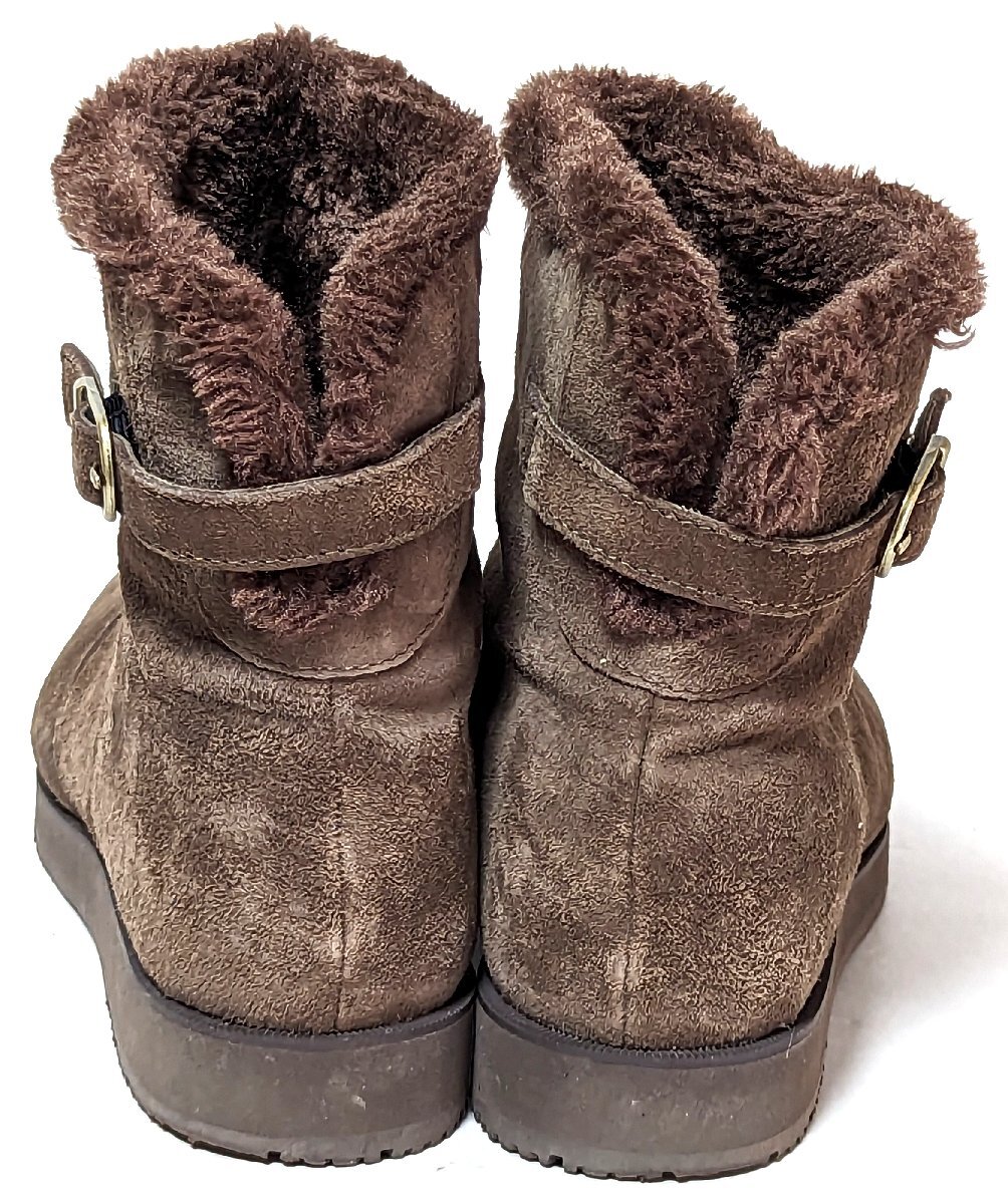 ★美品★ brilliant ショートブーツ XL 3E ブラウン 茶 防寒ブーツ ボア ブーツ レディース シューズ 婦人 靴 ファッション_画像6