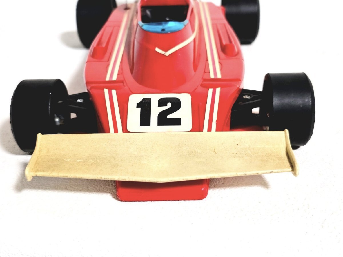 * подлинная вещь * Asahi следы komi7 номер Racer машина с радиоуправлением Vintage Showa Retro игрушка 
