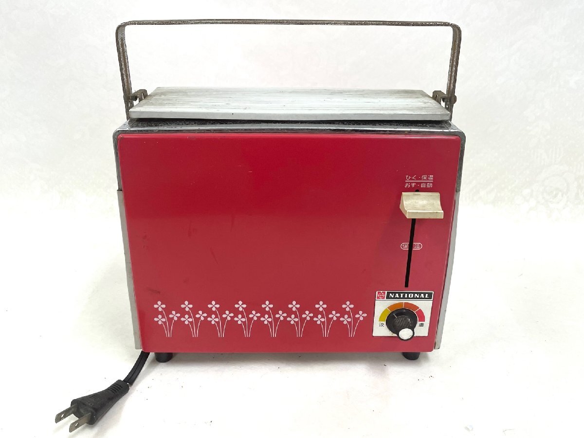 【ジャンク】 ナショナル 自動トースター NT-655R 当時物　レトロ家電　ディスプレイに_画像1
