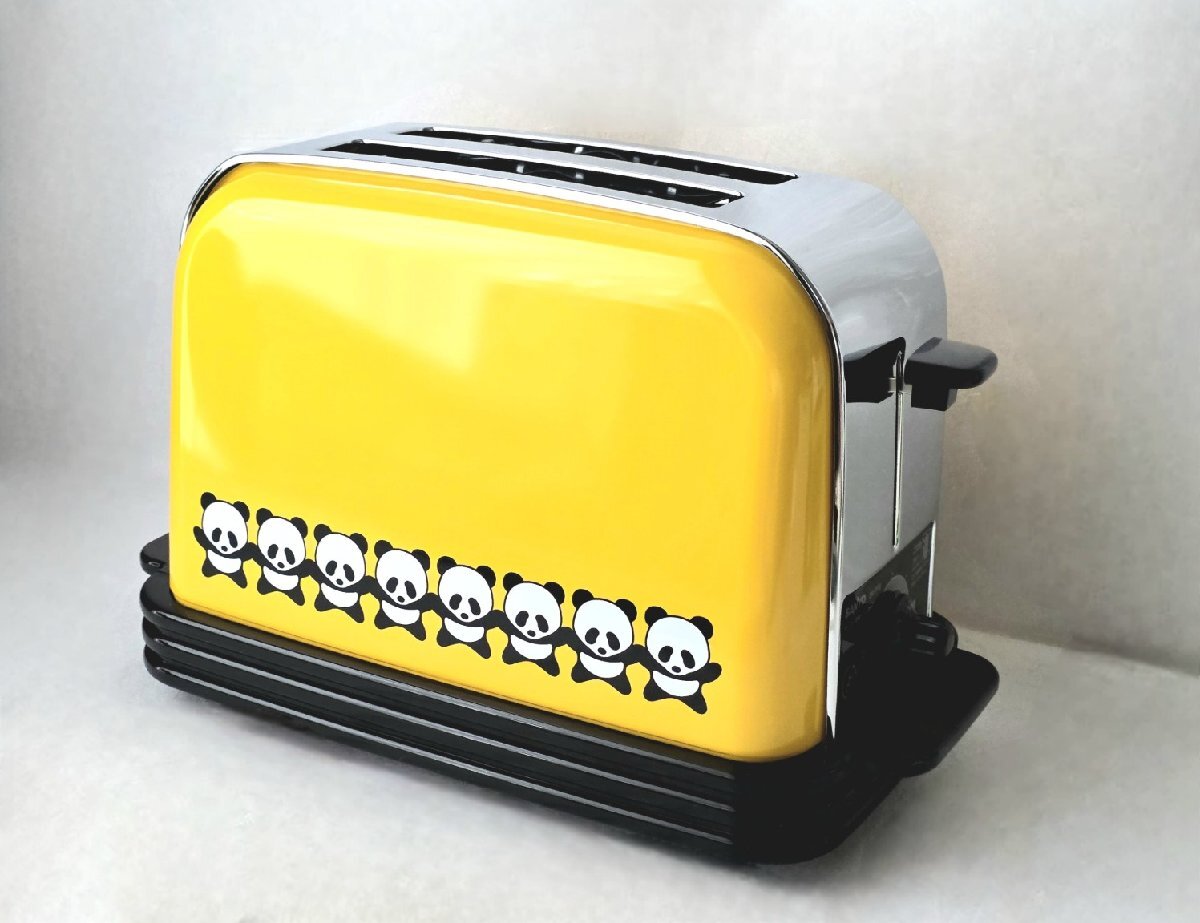 [ не использовался ]SANYO Sanyo автоматика тостер SK-PT2 pop up тостер Panda рисунок retro тостер 1997 год производства эпоха Heisei retro подлинная вещь 