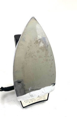 [ retro ] Fuji электро- машина автоматика утюг NA 451 8-2846 Showa Vintage дерево с ящиком подлинная вещь 