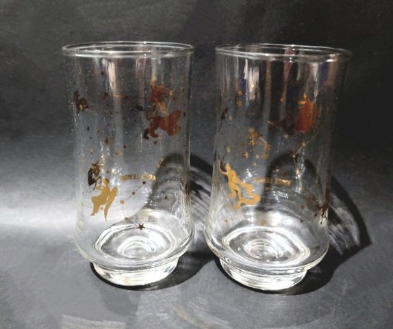 ◆非売品◆ キリンレモン ペアグラス 大量まとめ 15組セット ミッキーミニー 星座 レイモンペイネ レトロ感 昭和　当時物_画像9