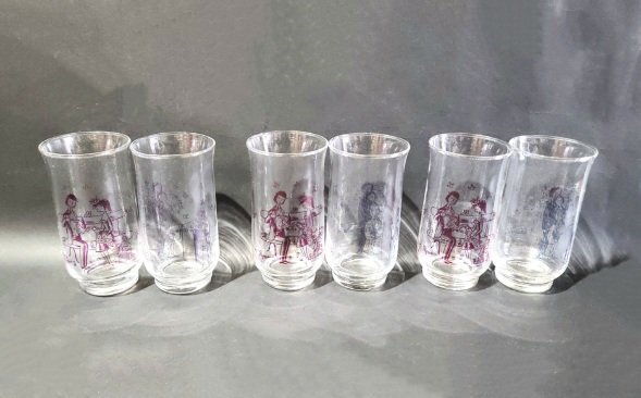 ◆非売品◆ キリンレモン ペアグラス 大量まとめ 15組セット ミッキーミニー 星座 レイモンペイネ レトロ感 昭和　当時物_画像2