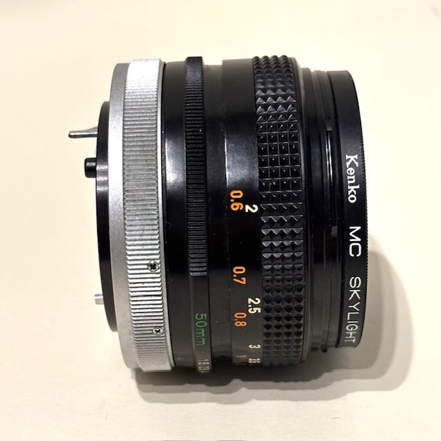 Canon FD 50mm F1.8 S.C. キャノン 標準単焦点レンズ FD AE-1 マウント向け ポートレート撮影 フィルム 一眼レフカメラ 交換用レンズ HMY_画像5