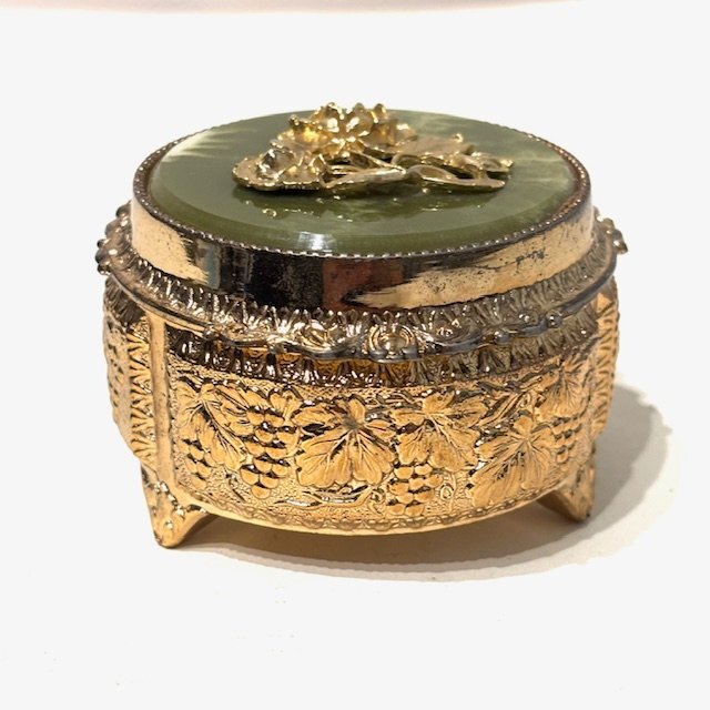 [ retro ]jue Reebok s бардачок музыкальная шкатулка имеется мелкие вещи кейс виноград рисунок FG-1859Anok Turn аксессуары inserting модный блестящий 