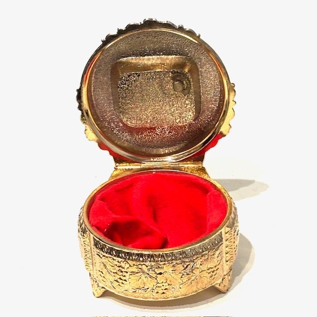 [ retro ]jue Reebok s бардачок музыкальная шкатулка имеется мелкие вещи кейс виноград рисунок FG-1859Anok Turn аксессуары inserting модный блестящий 