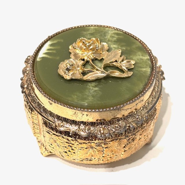 [ retro ]jue Reebok s бардачок музыкальная шкатулка имеется мелкие вещи кейс виноград рисунок FG-1859Anok Turn аксессуары inserting модный блестящий 