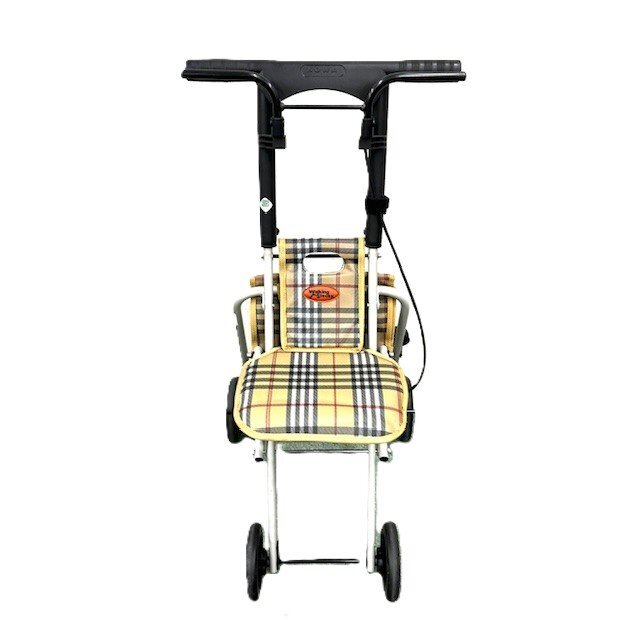 [ самовывоз приветствуется ]. мир завод сиденье .. коляска для пожилых бежевый сосна War машина Lively складной приспособление для ходьбы корзина разместить на compact 