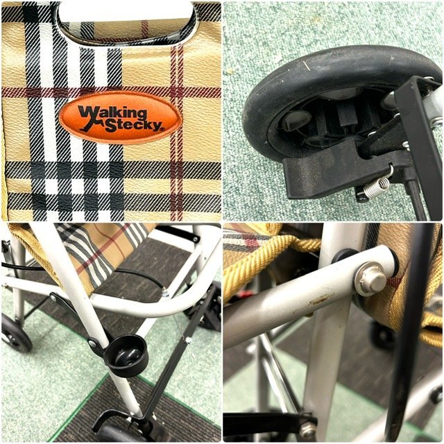 [ самовывоз приветствуется ]. мир завод сиденье .. коляска для пожилых бежевый сосна War машина Lively складной приспособление для ходьбы корзина разместить на compact 