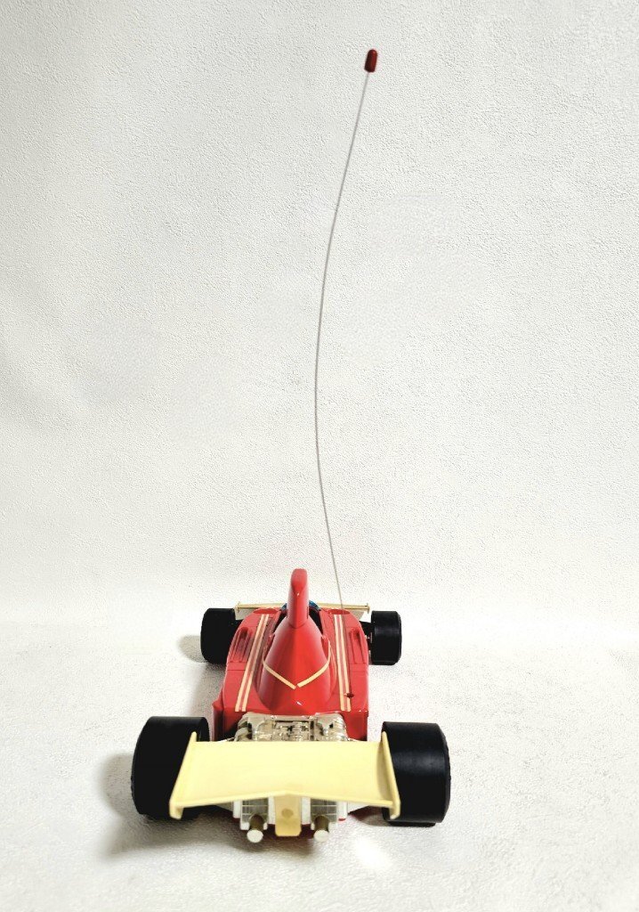 * подлинная вещь * Asahi следы komi7 номер Racer машина с радиоуправлением Vintage Showa Retro игрушка 