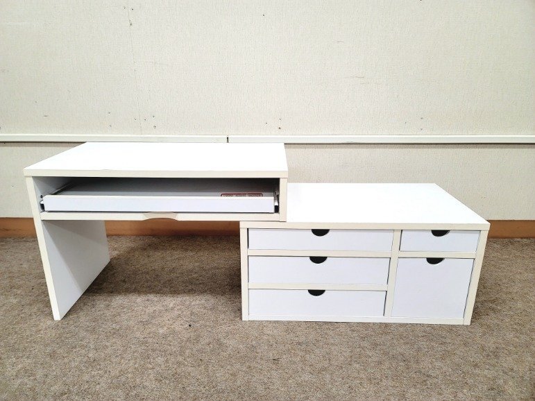 * самовывоз приветствуется * low стол эластичный место хранения выдвижной ящик низкий стол место хранения мебель кухня место хранения бардачок верстак компьютерный стол белый оставаясь дома 