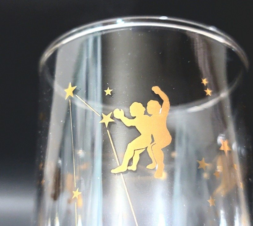 ◆非売品◆ キリンレモン ペアグラス 大量まとめ 15組セット ミッキーミニー 星座 レイモンペイネ レトロ感 昭和　当時物_画像10