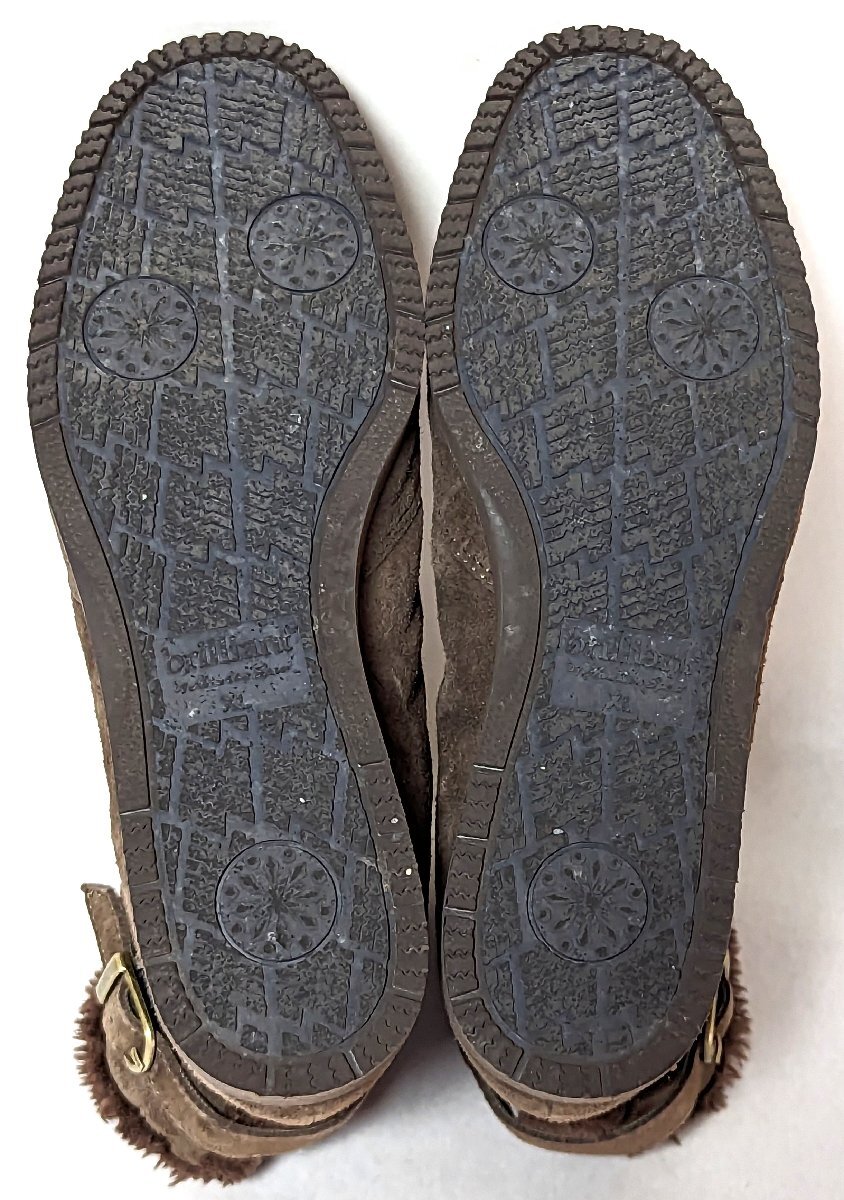 ★美品★ brilliant ショートブーツ XL 3E ブラウン 茶 防寒ブーツ ボア ブーツ レディース シューズ 婦人 靴 ファッション_画像4