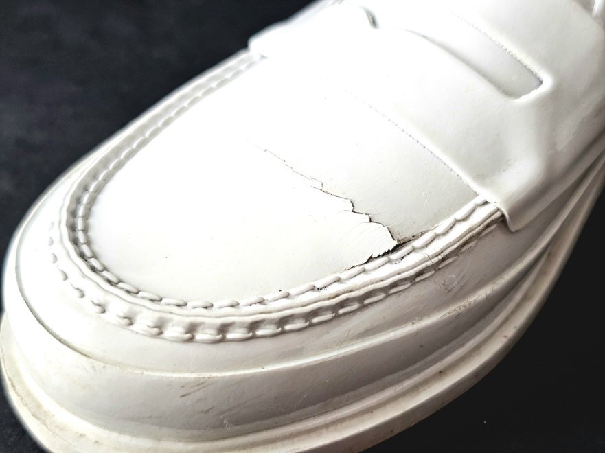 HUNTER ハンター レインシューズ ペニーローファー UK4(22.5cm相当) ライトグレー_画像9