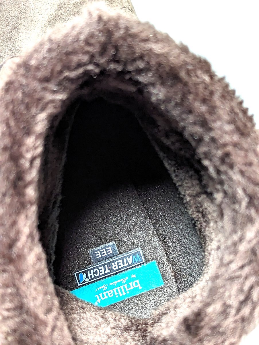 ★美品★ brilliant ショートブーツ XL 3E ブラウン 茶 防寒ブーツ ボア ブーツ レディース シューズ 婦人 靴 ファッション_画像8